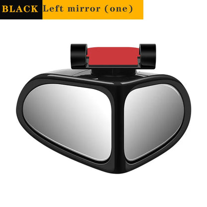 1 Pair 360 Degree HD Car Blind Spot Mirror Rotatable Adjustable Wide Angle Exterior Automobile Rear View Mirror Parking Mirrorb