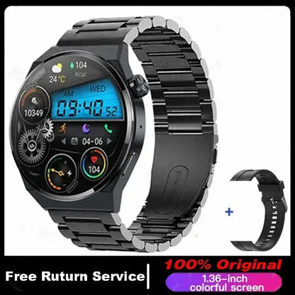 2026 New For Android ios Smart Watch Men HD AMOLED Screen GPS Motion trajectory Heart Rate Bluetooth Calls SmartWatch Waterproof