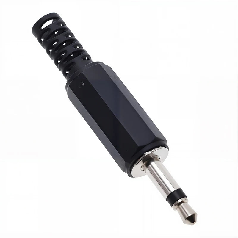 5Pcs 3.5mm Mono Stereo Plug For Microphone Headphone Connector, 2-Pole/3-Pole/4-Pole Audio Adapter