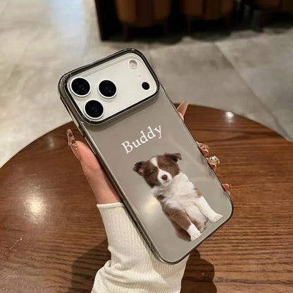 Personalized Customized cute pet photo phone clear soft case Compatible with iPhone17 16 15 14 13 12 11 ProMax Plus