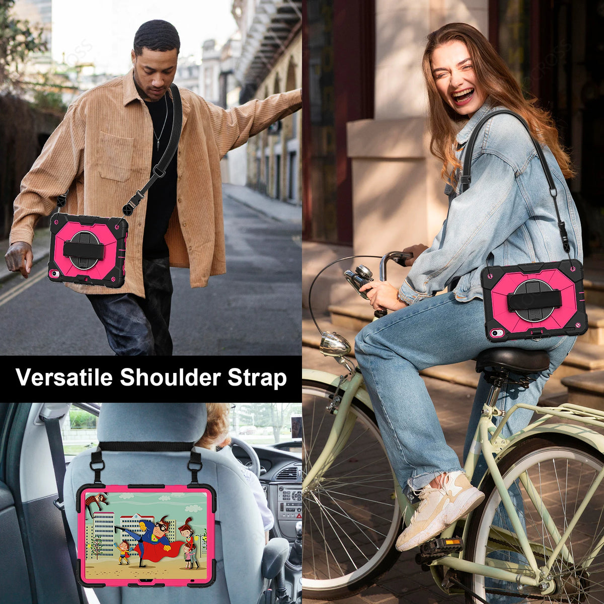 Armor Case For iPad A16 11th 2025 10th 10.9 2022 Mini 7/6 Kids Stand Shockproof Tablet Cover For iPad Air 11 10.9 Pro 11 Air 13