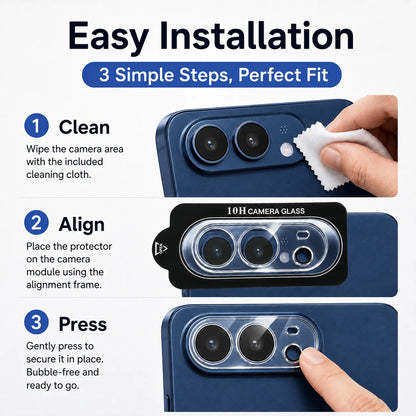 Camera Lens Protector For iPhone DUO Camera Lens 9H Tempered Glass Protective Films For iPhone Duo 18 Pro Max Clear Glass
