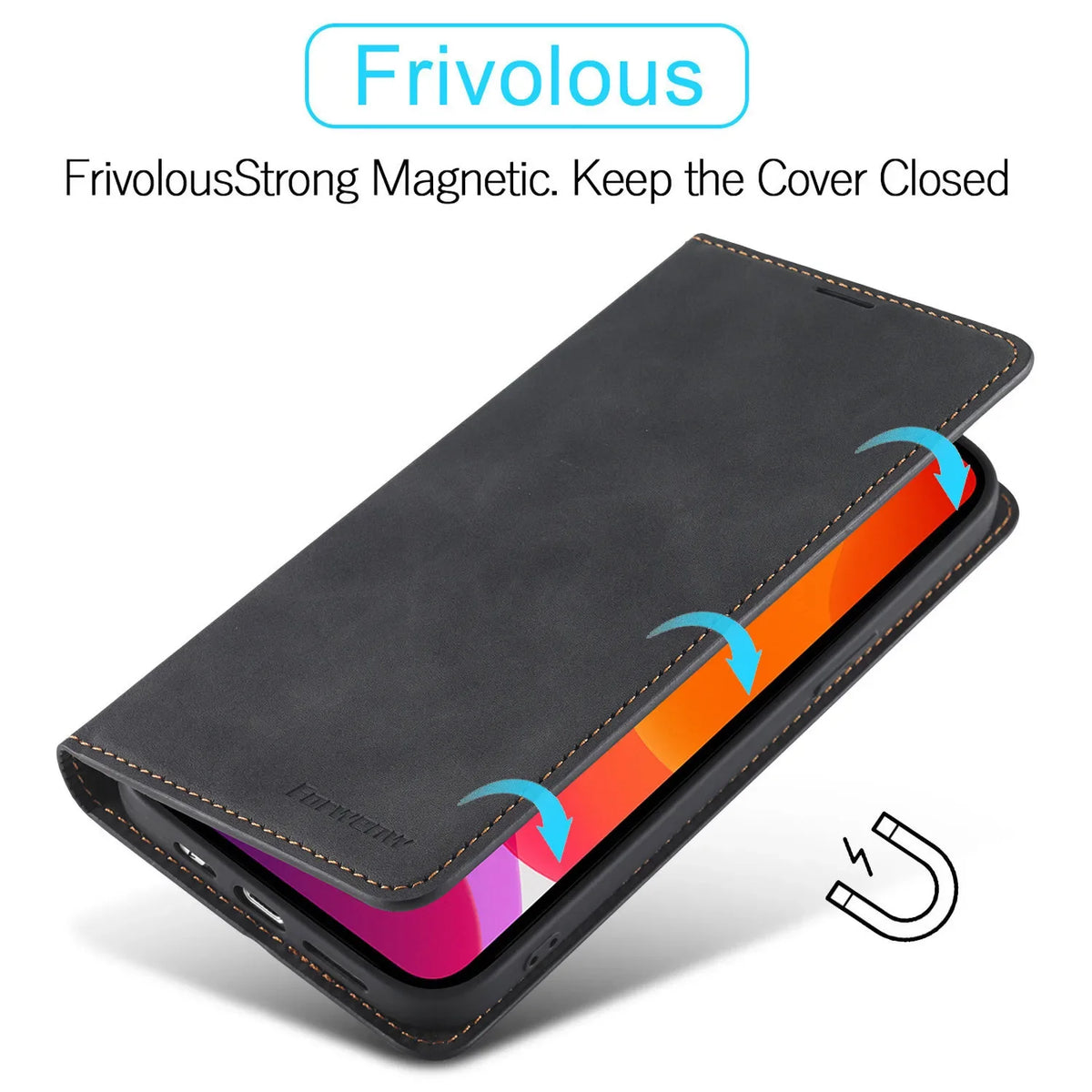 Leather Flip Phone Case For Samsung Galaxy S9 Plus S10 S20 S21 FE S22 S23 S24 S25 S26 Ultra Luxury Magnetic Wallet Bracket Cover