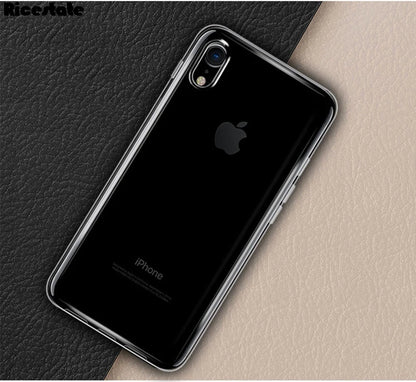 High Quality Clear TPU Soft Case For iPhone X XS XR MAX 11 12 13 14 Pro Max 6 6S 7 8 Plus 5S SE  Transparent Phone Cover Cases