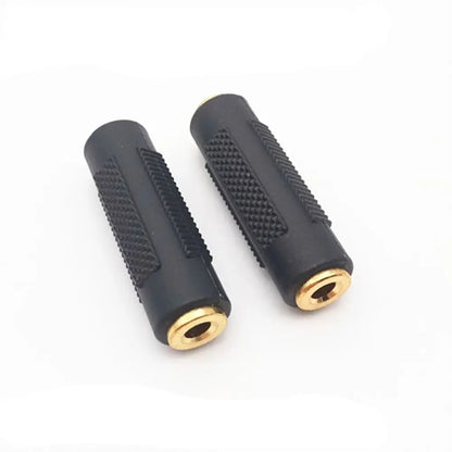 3.5mm to 3.5mm Female Jack Stereo Connector Coupler Adapter Audio Cable Extension for MP3 DVD Headphone Car AUX