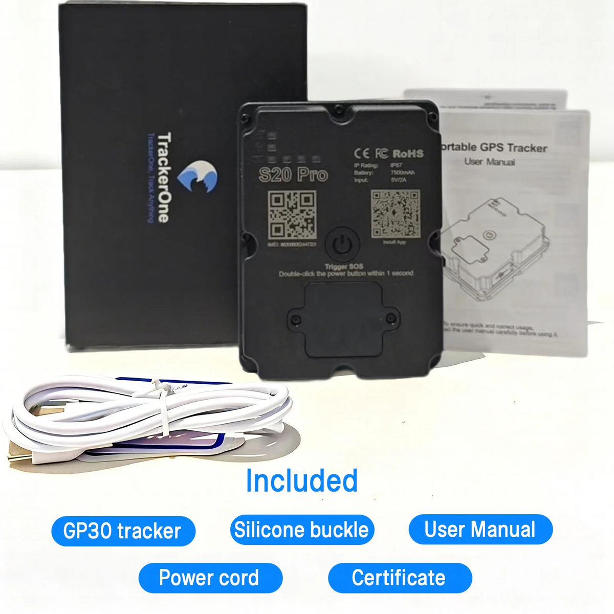 4G GPS Tracker Car Motorcycl Alarm Tracking Real-time GPS Locator Device Anti-theft Alarm Geo-Fence Position APP