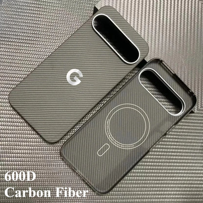 600D Real Aramid Kevlar Carbon Fiber Phone Case For Magsafe Google Pixel 10 9 Pro XL Ultra-thin Wireless Charging Protect Cover