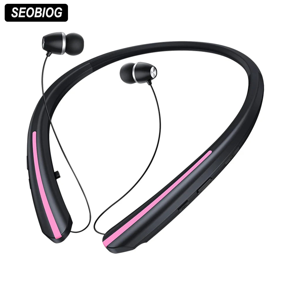SEOBIOG Neckband Wireless Earphone HX801 Bluetooth Earbuds Noise Cancelling Waterproof Headset In Ear Headphones for Xiaomi