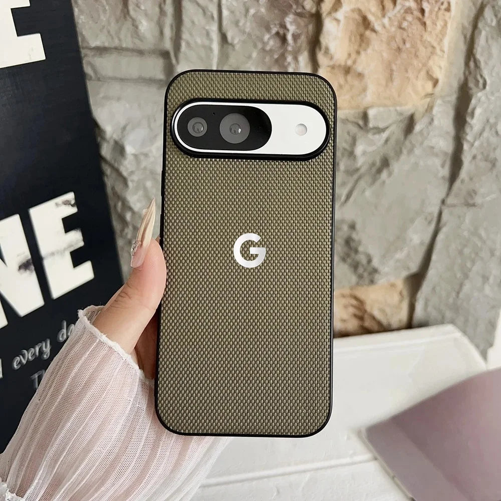 NEW Ultra Thin Premium Woven Nylon Pattern Phone Case For Google Pixel 11 10 9 Pro XL 8 7 6 Pro 10A 9A 8A 7A 6A Shockproof Cover
