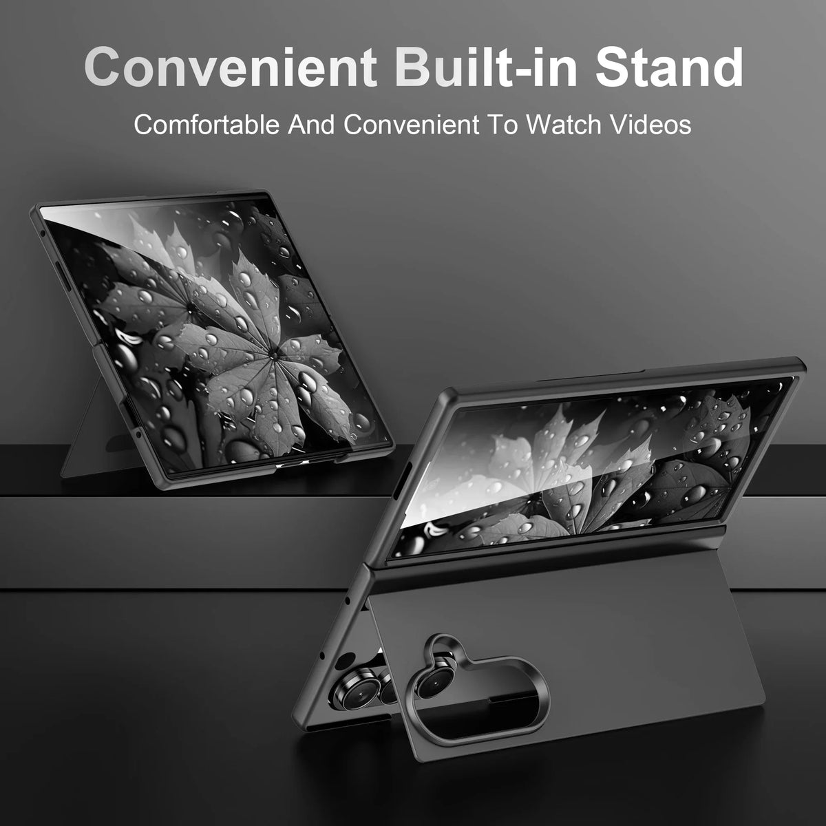 Hard Strong Anti-Fingerprint Stand Case for Samsung Galaxy Z Fold 8 ultra 7 5G fold8 Fold7 Fold6 Fold5 Fold 5 6 4 3 Fold3 Fold4