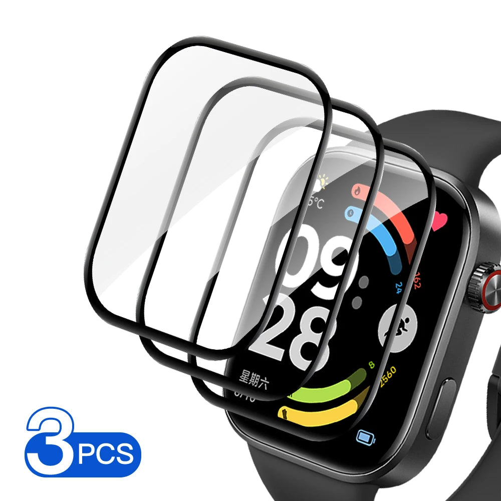 Screen Protector Film for Redmi Watch 6 - HD Clear Anti-Scratch Protective Film for Xiaomi Smartwatch