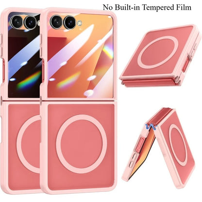 Magnetic Wireless Charging Mobile Phone Case for Samsung Galaxy Z Flip 8 7 FE 6 Cover Slim Rugged Translucent Cover with Magnet
