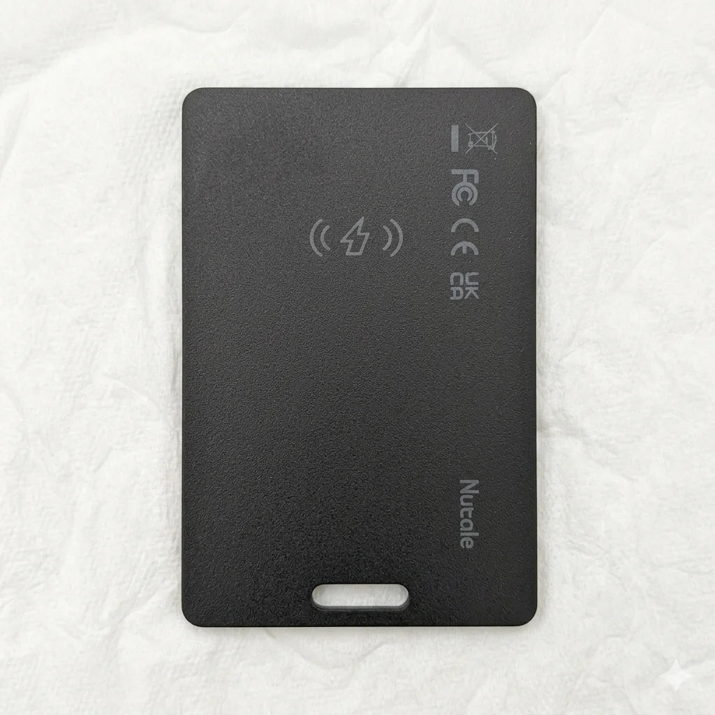Android  with Google Find My App Wireless Charging Tracking Location Wallet Tracker Card - Waterproof GPS Locator