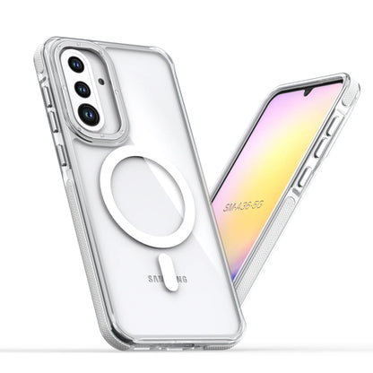 Magnetic Clear Case for Samsung Galaxy A57 A37 A56 A55 A54 A53 A36 A35 A26 A16 A17 A07 A06 4G 5G Metal Lens For MagSafe Cover