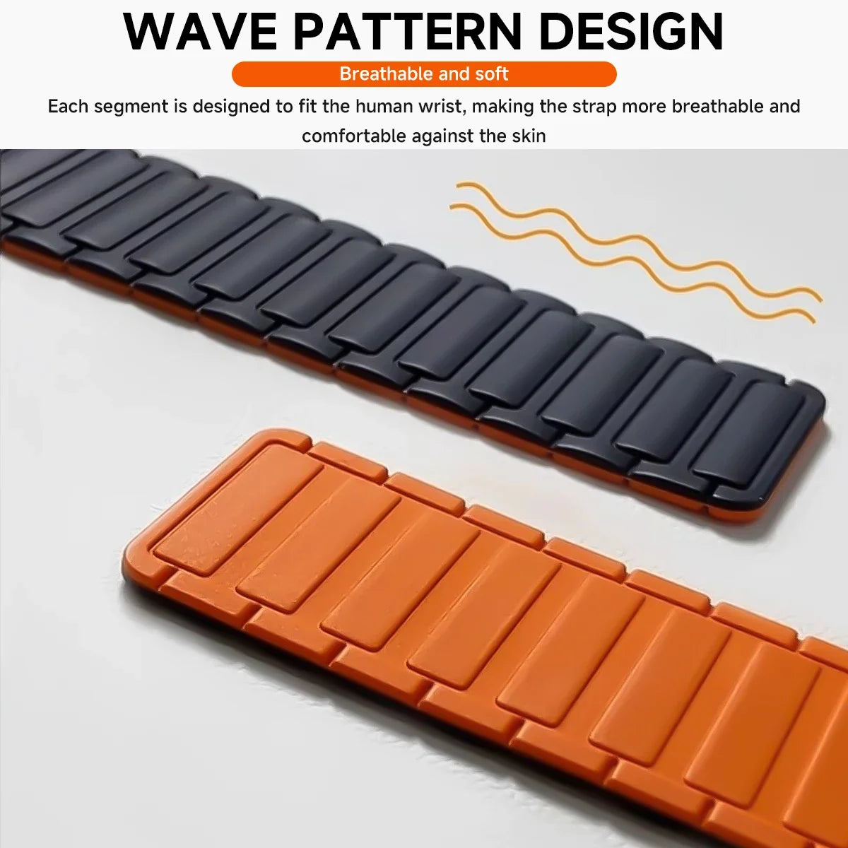22mm Magnetic Band For Huawei Watch 4/3 Pro GT4/3Pro 46mm Ultimate Soft Silicone Loop Strap For Amazfit Balance GTR 4/3/2 47mm