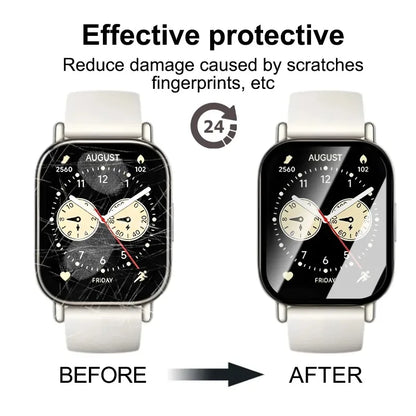 Screen Protector for Xiaomi Redmi Watch 5 Curved Screen Protector Redmi Watch 5 Ultra-HD Full Coverage Protective Accessories