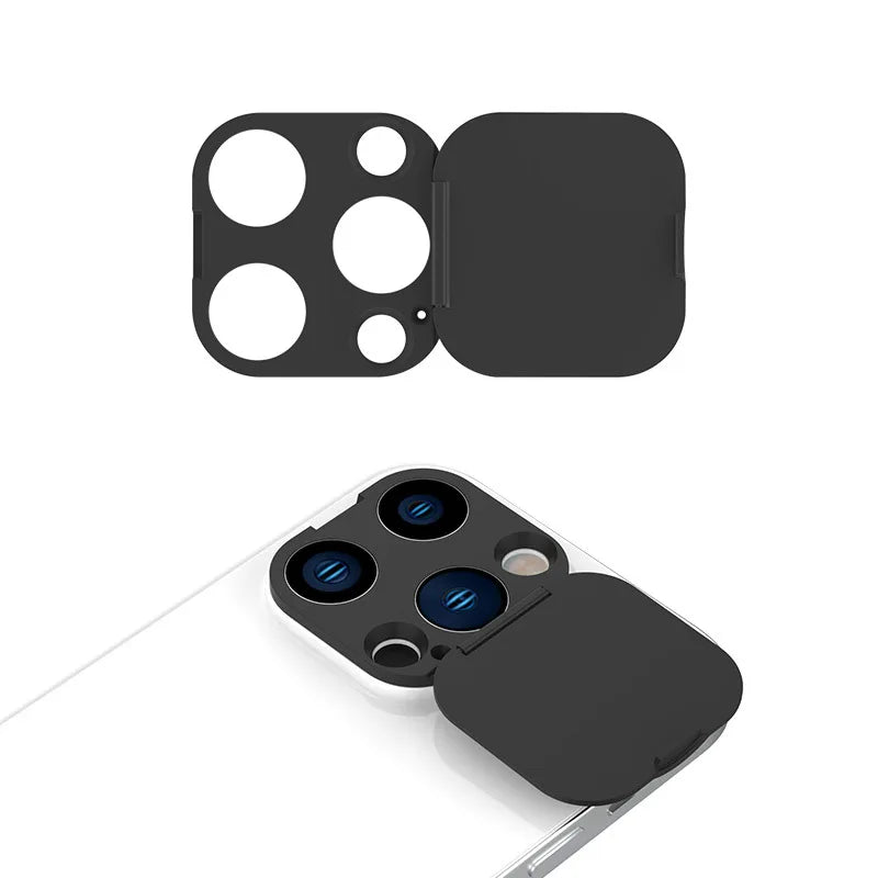 WebCam Cover Back Camera Lens Plastic Privacy Protective Sticker Camera Cover Protector For iPhone 16 15 14 13 12 11 Pro Max