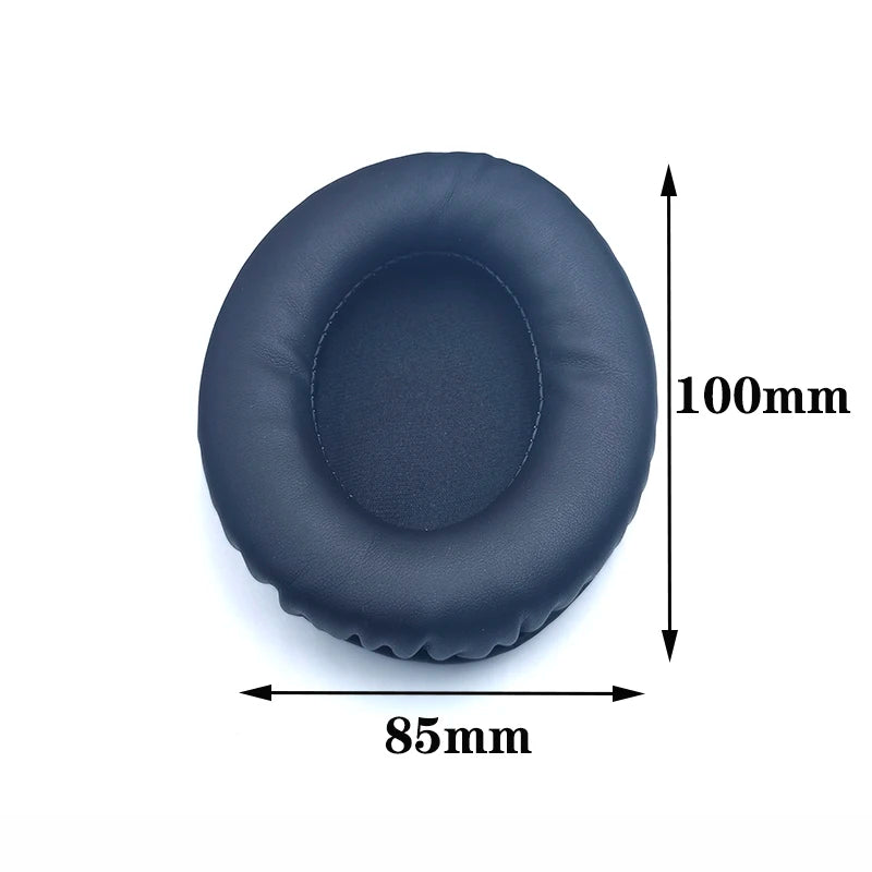 Oval Ear Pads For Headphones Covers Sponge Leather Foam Cushion 60*70 60*80 65*85 70*90 75*95 80*100 85*105 90*105 90*110 2pcs