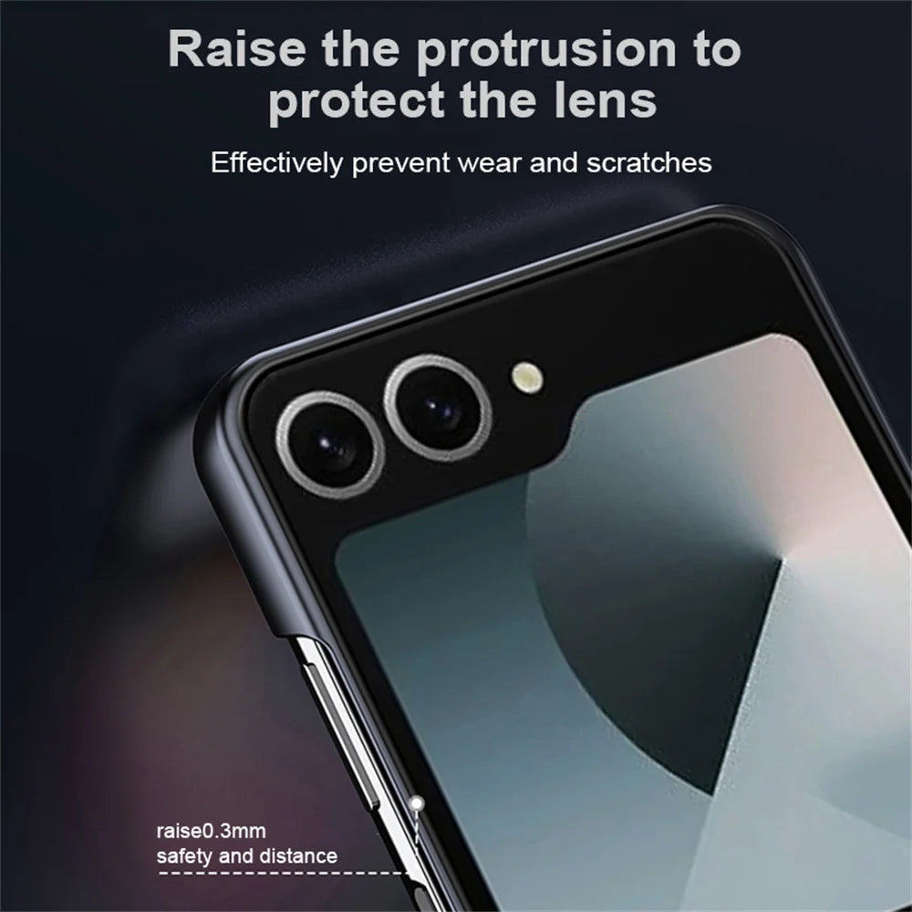 Luxury For Magsafe Matte Frosted AG Magnetic Phone Case For Samsung Z Flip 8 7 FE 6 5 ZFlip 4 3 Wireless Charge Protective Cover