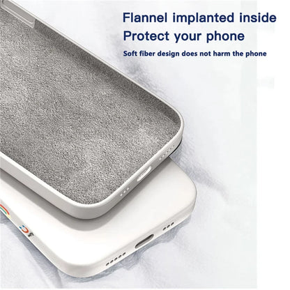 Luxury Phone Case For iPhone 16E For Apple iPhone 16E Cover 6.1 inch Original Liquid Silicone Rubber Shockproof Bumper Cover