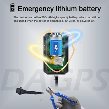 DAGPS 4G TK300 Relay Cut Off Oil Power Builtin Battery GPS Tracker for Car Motorcycle Vehicle Online Tracking So