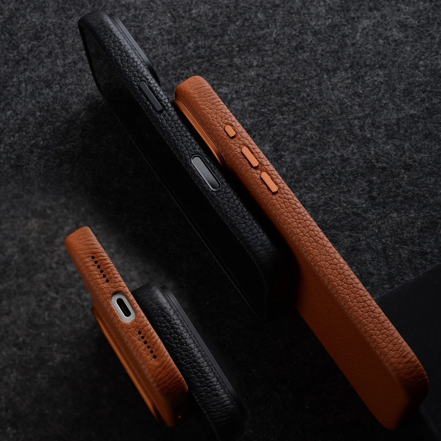 Melkco 100% Genuine Leather Case For iPhone 17 Pro Max Air MagSafe Cover with Camera Butto protective luxury Cow Magnetic cases