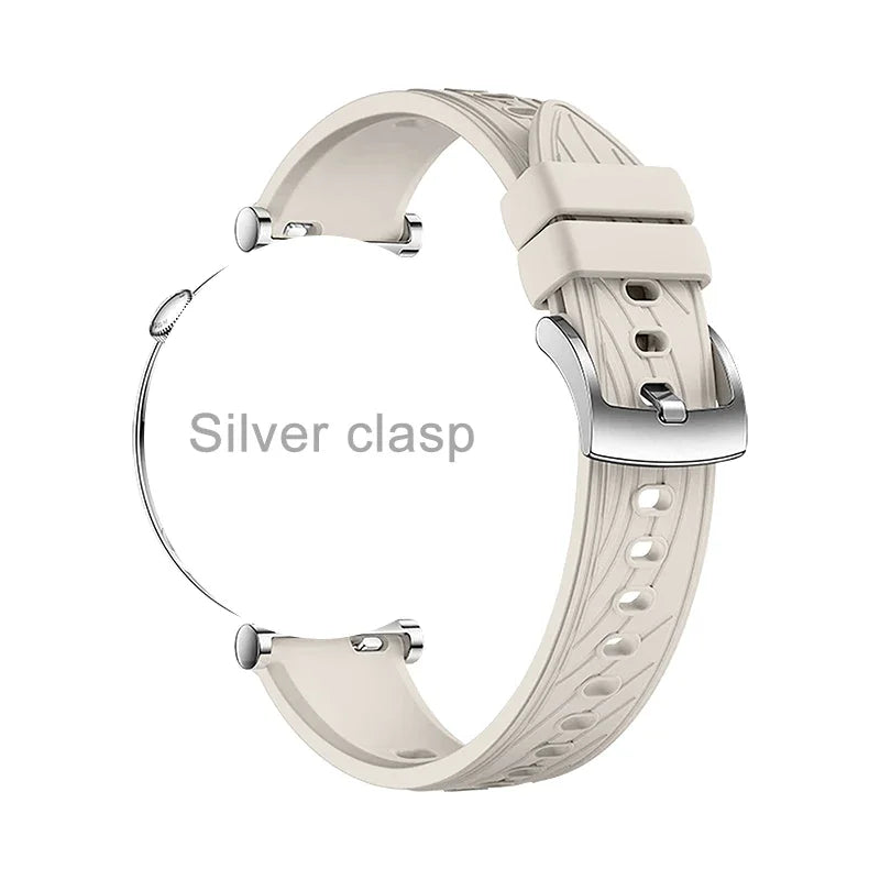18mm Band for Xiaomi S4 41mm Sport Breathable Adjustable Band for Xiaomi S4 41mm Men Women Rubber Accessroeis Watch Strap