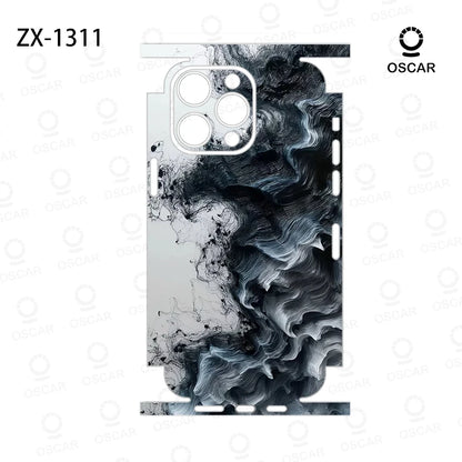 OscarSkinZ Wrap For iPhone 17 16 Pro Max Sticker 15 14 Plus Back Film 13 12 Mini Protective Decal Side Frame Back Protector