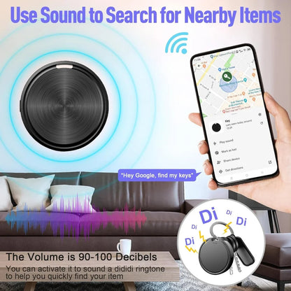 Mini Global GPS Locator Real-time Position Tracker Dual OS Compatible with iOS Android Anti Lost Item Finder for Bag Key Pet Car