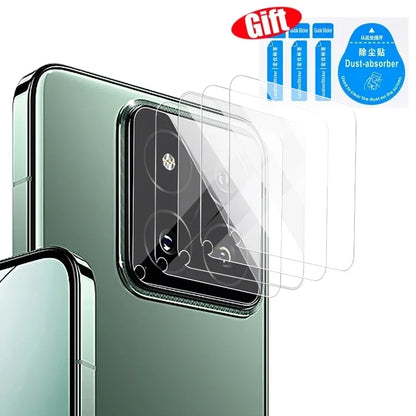 1-5PCS Camera Lens Protective Film For Xiaomi 14 Full Coverage Lens Protector HD Anti-scratch Tempered Glass For Xiaomi Mi 14 5G