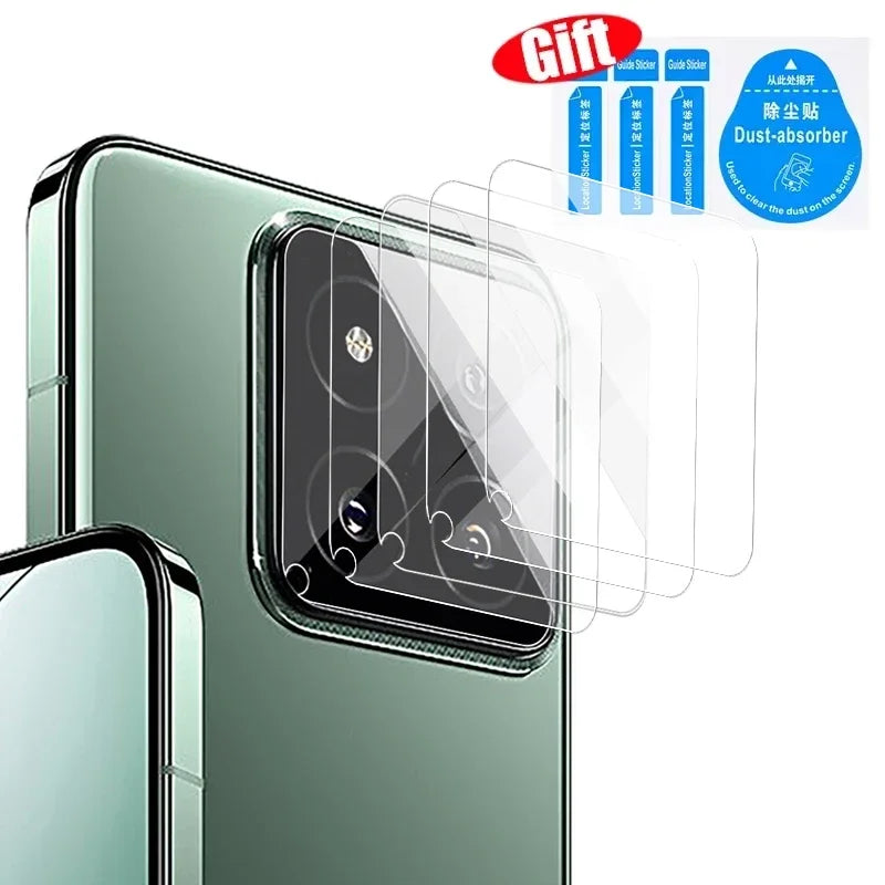 1-5PCS Camera Lens Protective Film For Xiaomi 14 Full Coverage Lens Protector HD Anti-scratch Tempered Glass For Xiaomi Mi 14 5G