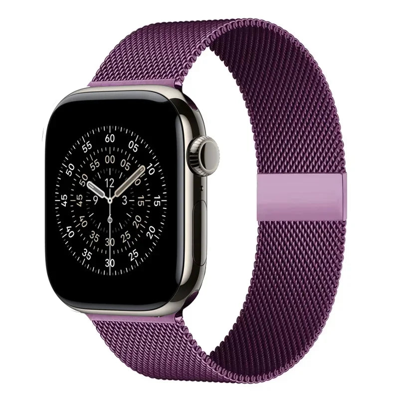 Milanese loop strap For Apple Watch band 11 46mm 44mm 40mm 41mm 42mm 45mm bracelet iwatch series 10 8 7 6 5 4 SE 9 Ultra 3 49mm