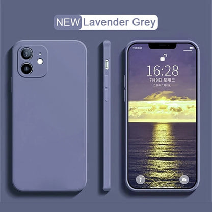 Original Soft Silicone Phone Case For iPhone 17 16 Pro Max 15 14 13 12 11 Pro Max Mini X XR XS 7 8 Plus SE Back Cover Cases