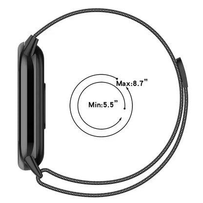 Metal Watch Strap For Google Fitbit Air Magnetic Samrt Wristband Stainless Steel Replacement Bracelet  band