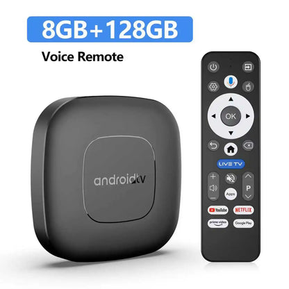 2026 Smart Android 16 TV Box T1 RK3518 Quad Core WiFi 2.4G/5G Support Dual UI Interface Google Assistant Streaming Media Player