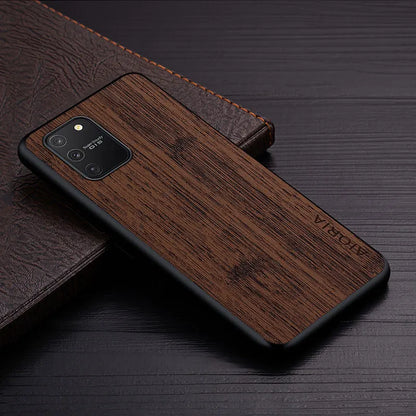 Case for Samsung Galaxy S10 S10E S9 S8 Lite Plus 4G 5G Bamboo Wood Pattern Leather Cover Luxury for Samsung Galaxy S10 Lite Case