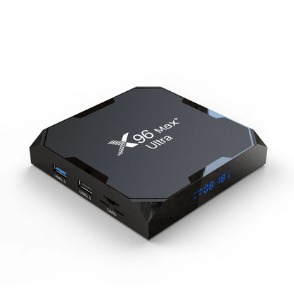 X96Max Plus Ultra TV Box Android 11 Amlogic S905X4 4GB/32GB 4GB/64GB TV BOX AV1 8K Wifi BT X96 Max Media Player TV Set Top Box