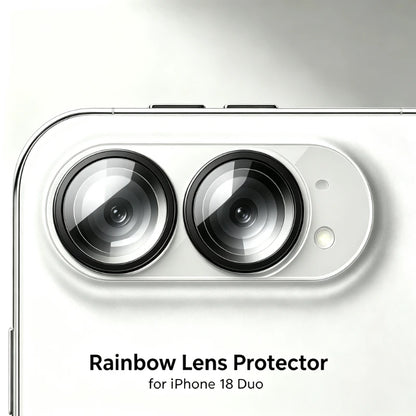 9H Hardness HD Clear Tempered Glass Camera Lens Protector Anti-Scratch Back Lens Film For iPhone 18 Duo Fold