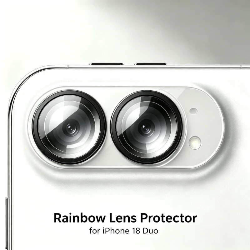 9H Hardness HD Clear Tempered Glass Camera Lens Protector Anti-Scratch Back Lens Film For iPhone 18 Duo Fold
