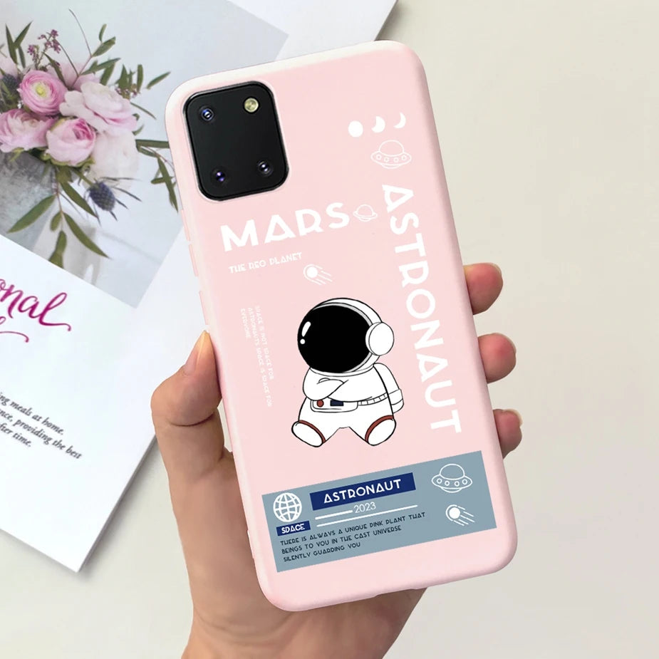 For Samsung Galaxy Note10 Lite Case SM-N770F 6.7'' Popular Candy Painted Cover Soft TPU Phone Case For Samsung Note 10 Lite Bags