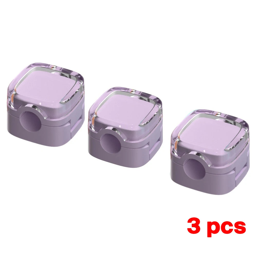 1/3/6PCS Magnetic Cable Organizer Cables Clips Adjustable Cord Holder Under Desk Cable Management Wire Keeper Organizer Holder