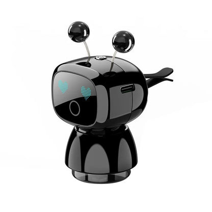 Cute Robot Smart Car Aroma Diffuser Car Air Outlet Fragrance Air Purifier Car Interior Decor Gift Electric Air Freshener
