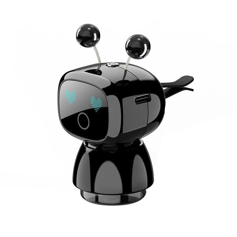 Cute Robot Smart Car Aroma Diffuser Car Air Outlet Fragrance Air Purifier Car Interior Decor Gift Electric Air Freshener