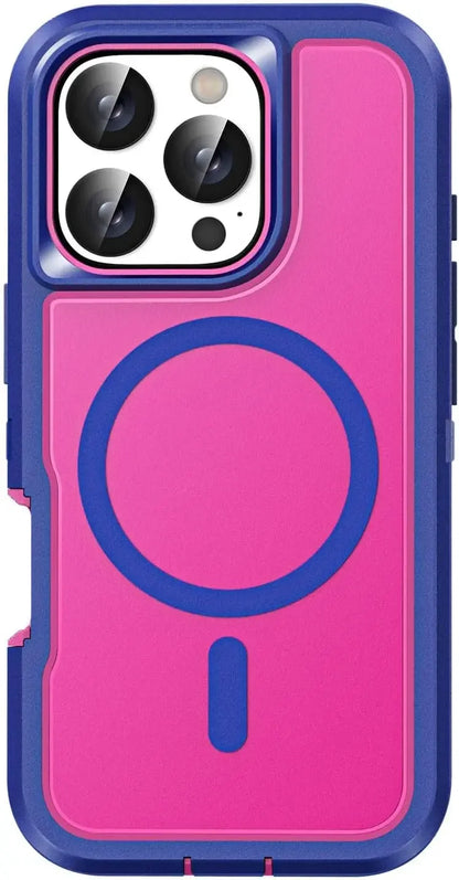 Luxury Ott Magnetic Armor Cases For iPhone 18 17 16 15 14 Plus 13 12 11 Pro Max Box Shockproof Charging Heavy Duty Protect Cover