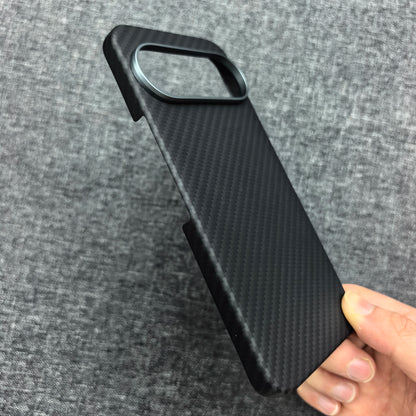 For Google Pixel 11 Pro XL Carbon Fiber Phone Case, Pixel 11, 11Pro Aramid Magnetic MagSafe Ultra-Thin Shockproof Black Case.