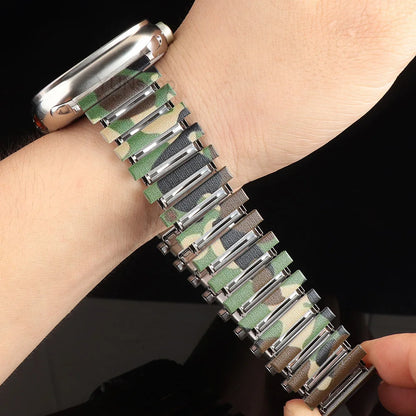 Colorful Elastic Stainless Steel Band for Apple Watch 49mm 46mm 45mm 44mm 42mm 41mm Strap iWatch Ultra SE 11 10 9 8 7 6 5 4 3