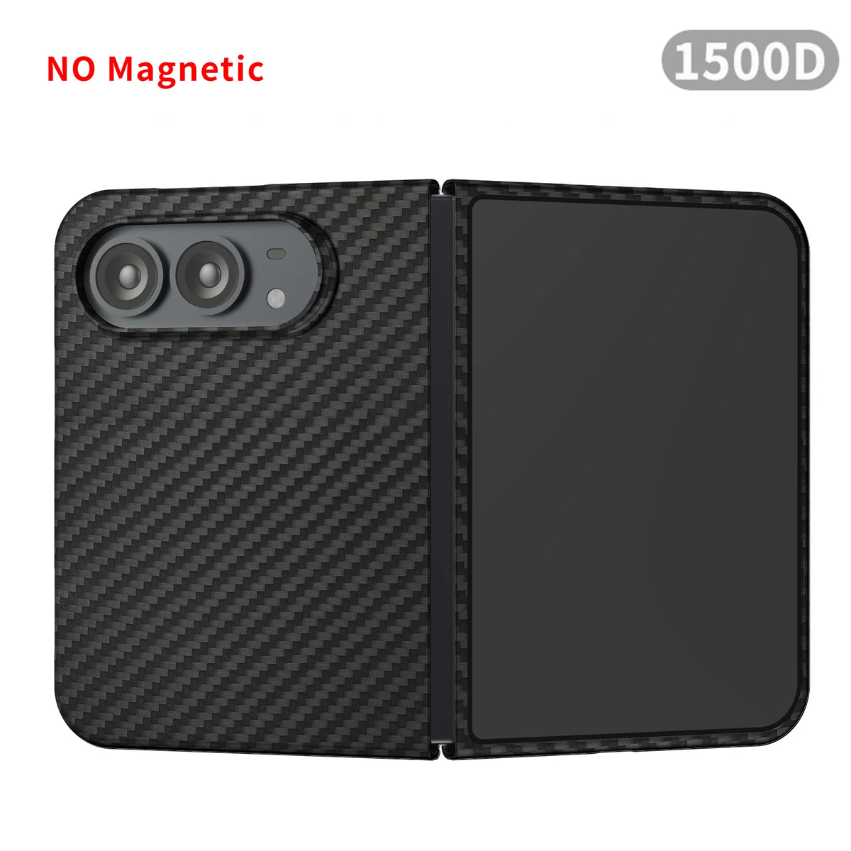 Suitable for iphone duo case,carbon fiber Kevlar aramid fiber hard shell,lightweight magnetic Slim light black cover premium