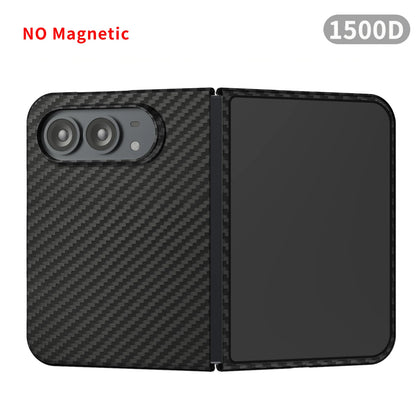 Suitable for iphone duo case,carbon fiber Kevlar aramid fiber hard shell,lightweight magnetic Slim light black cover premium