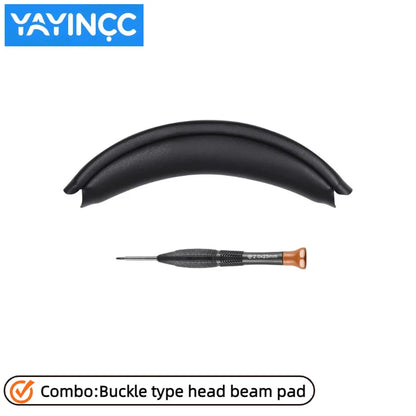 Replacement Easy to install Snap on Headbeam cushion/Protein skin memory sponge ear pad For Sony WH-1000XM4 Headset repair parts