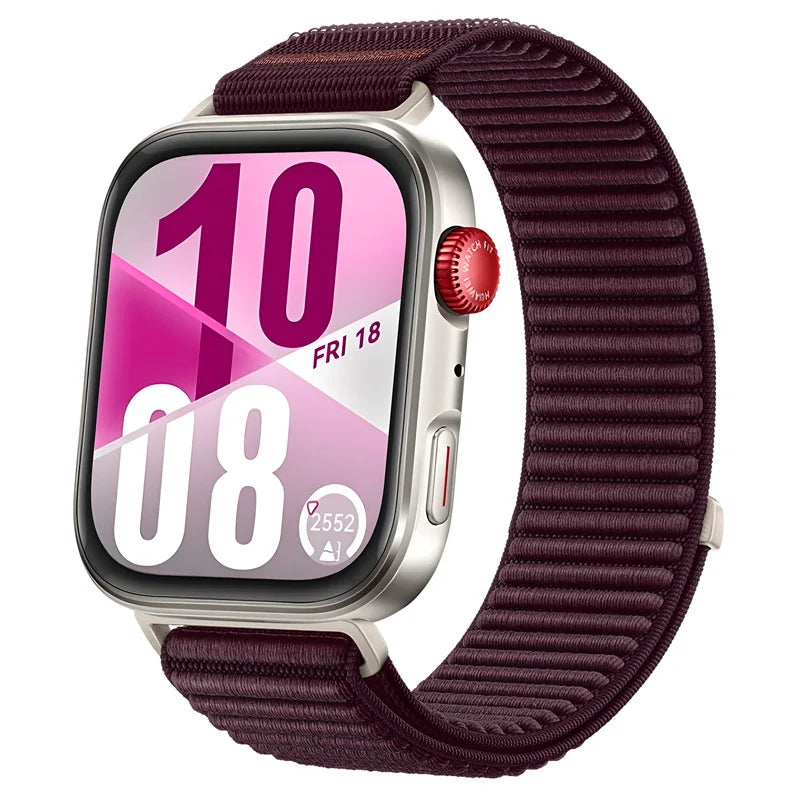 Sports Nylon Strap for Huawei Watch Fit 5 5Pro Smartwatch Woven Loop Wristband for Huawei Watch Fit3/4/4Pro Replacement Bracelet